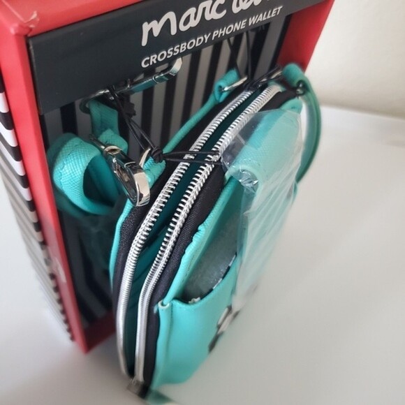 Marc Tetro Bag Frenchie Bulldog Crossbody Phone Wallet Wristlet Box Gift Set NWT - Picture 5 of 11